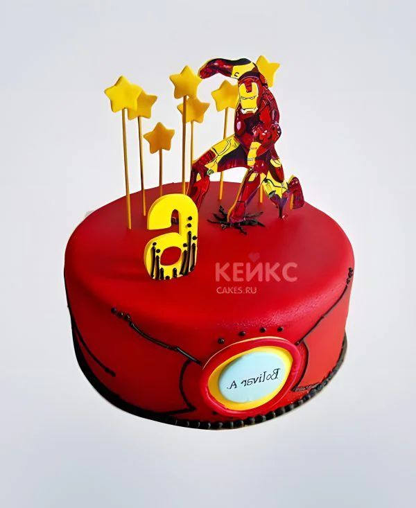 Торт Железный человек 9 Фото
