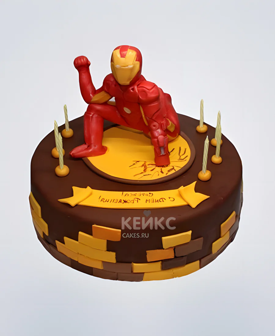 Торт Железный человек 11 Фото