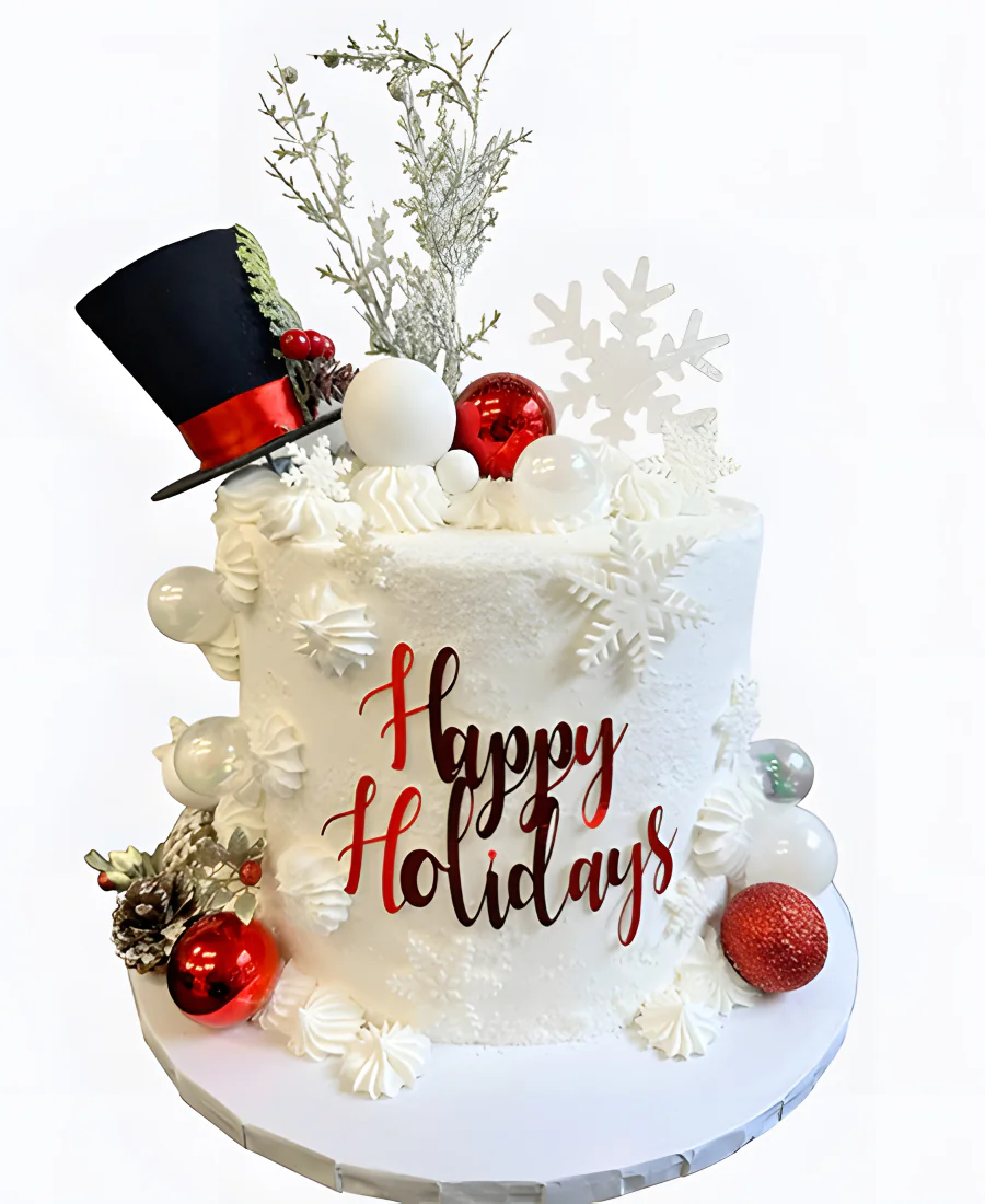 Торт Зимние праздники Фото