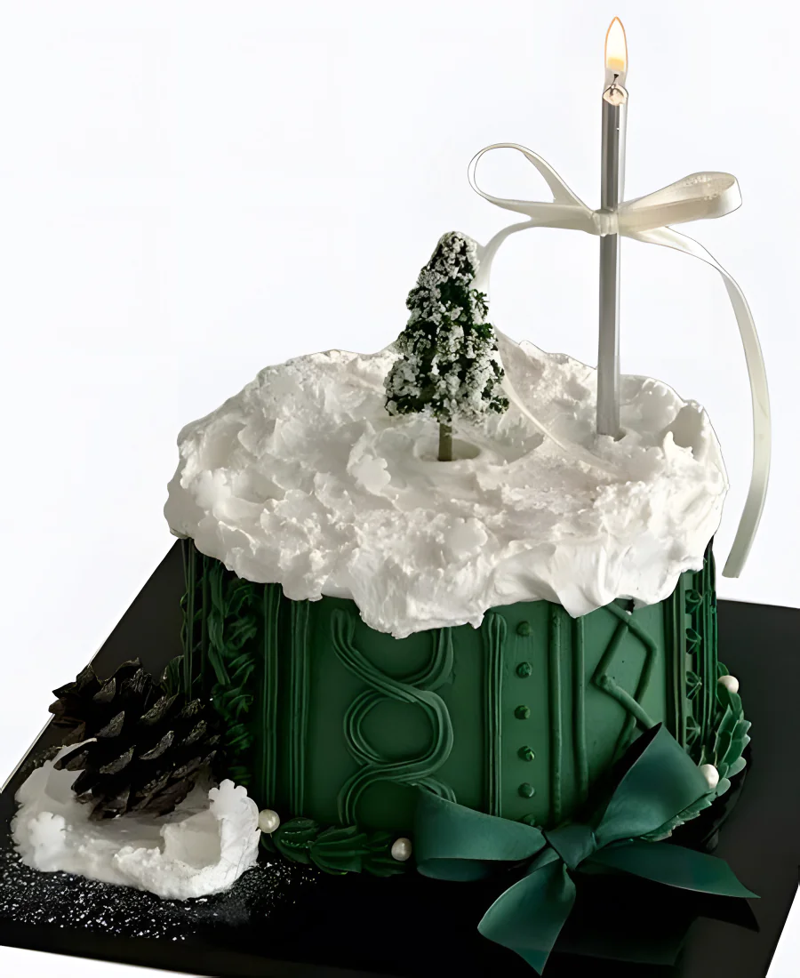 Торт Зимний свитер с ёлкой Фото