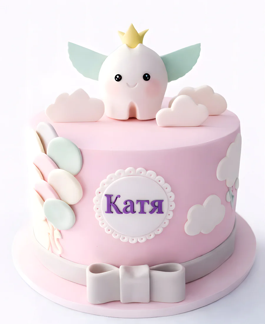 Торт для первого зубика для девочки Фото