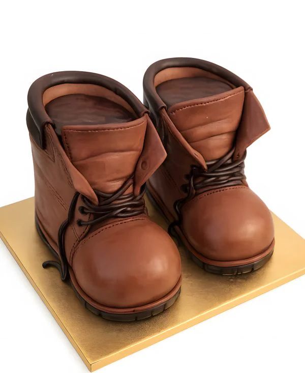 3D торт брутальные ботинки Фото