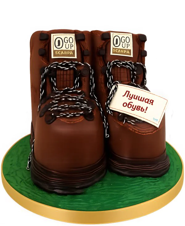 3D торт в виде пары ботинок Фото