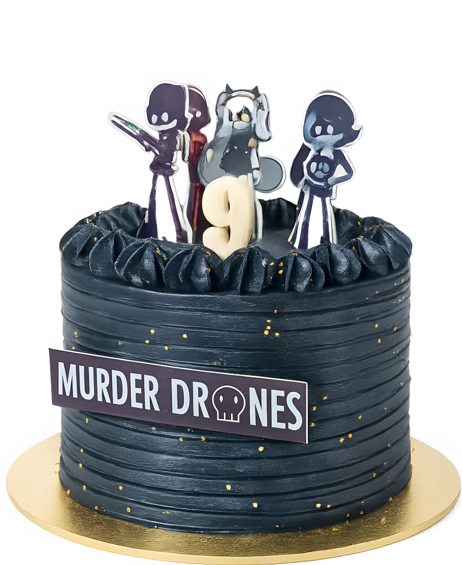 Торт на 9 лет Murder Drones Фото