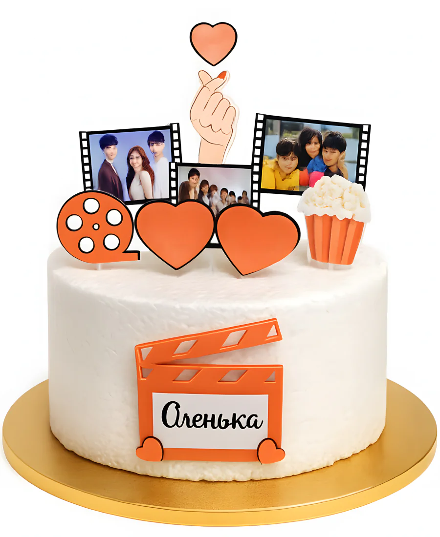 Торт для девочки по дорамам Фото