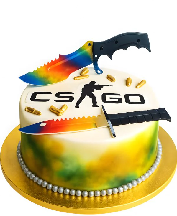 Торт в стиле CS GO Фото
