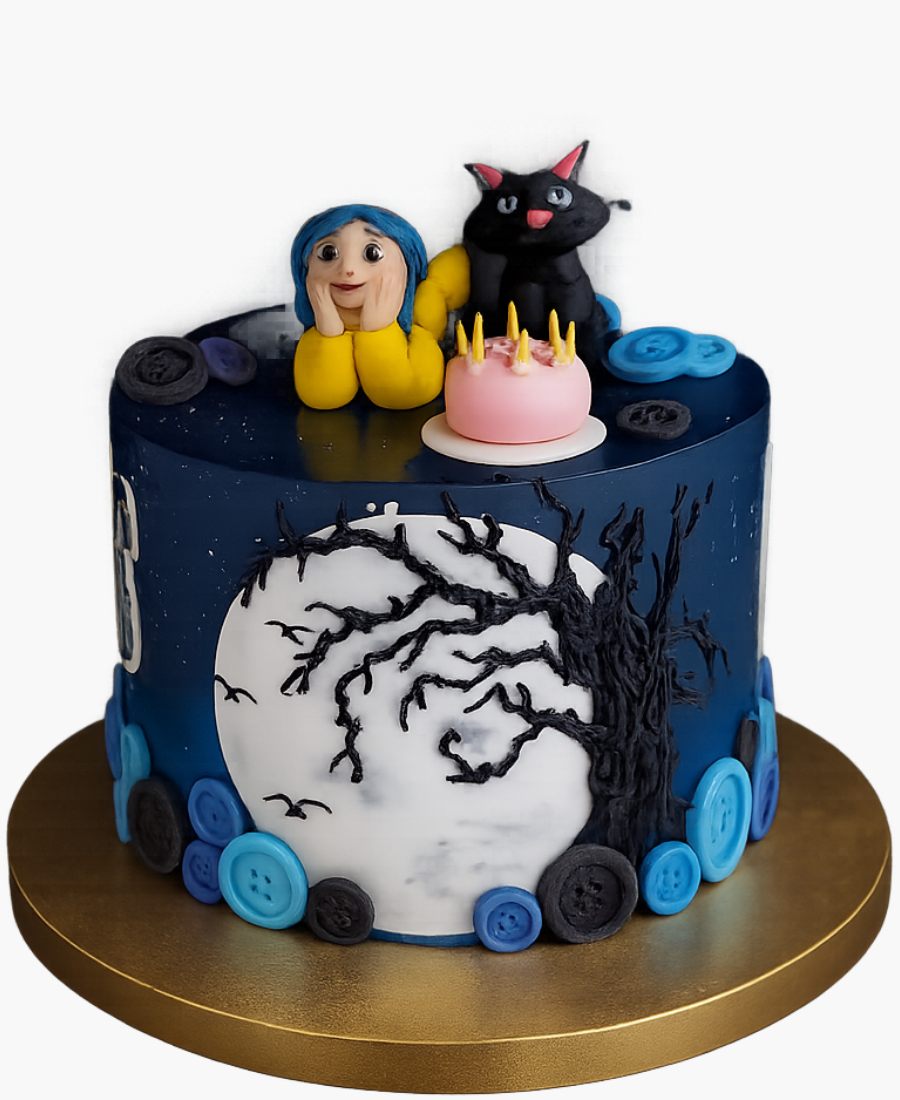 Мечтательный торт с полной луной Фото