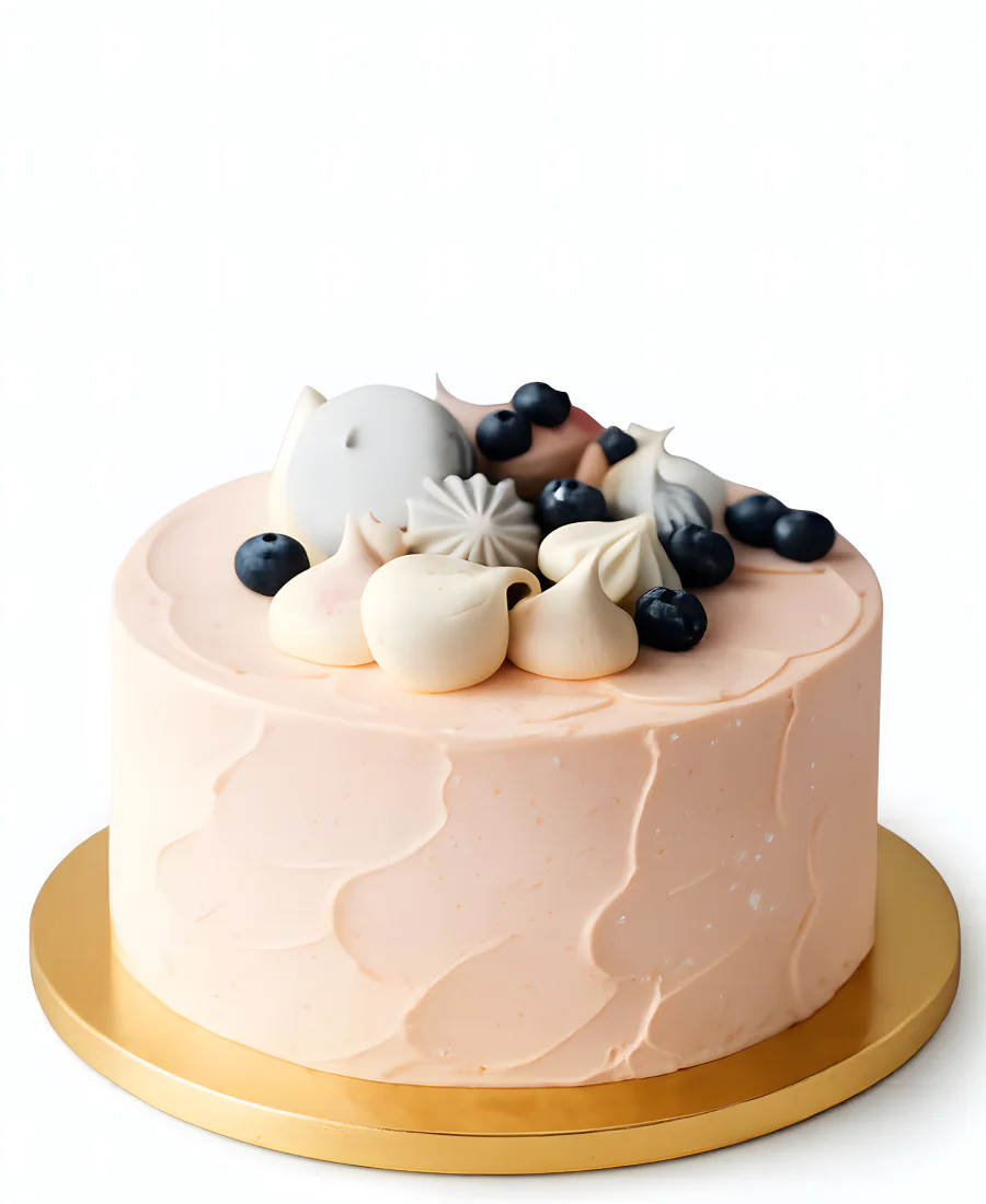 Недорогой торт на день рождения Фото