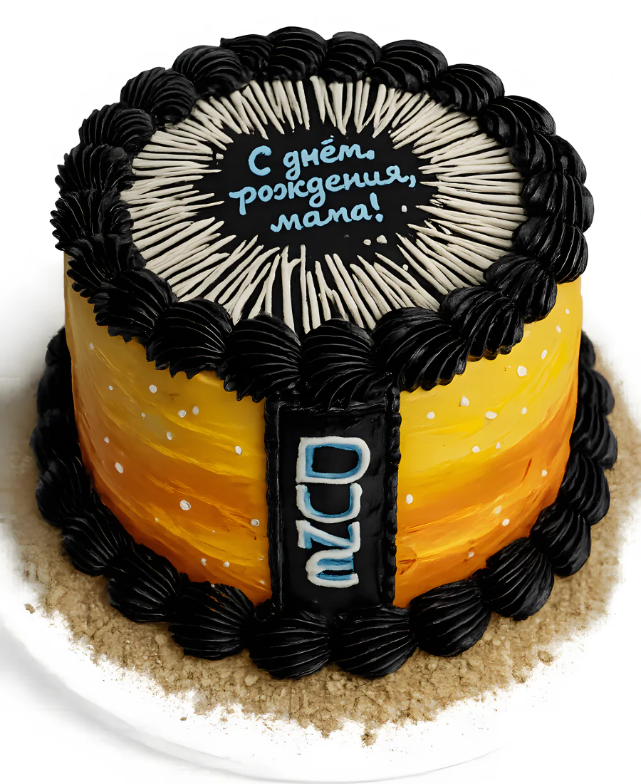 Необычный кремовый торт с зубами Шаи-Хулуда Фото