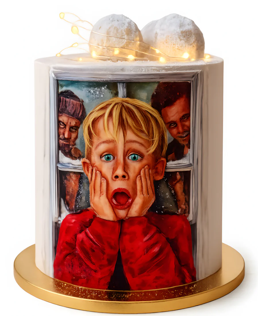 Торт с рисунком Кевина и бандитами Фото