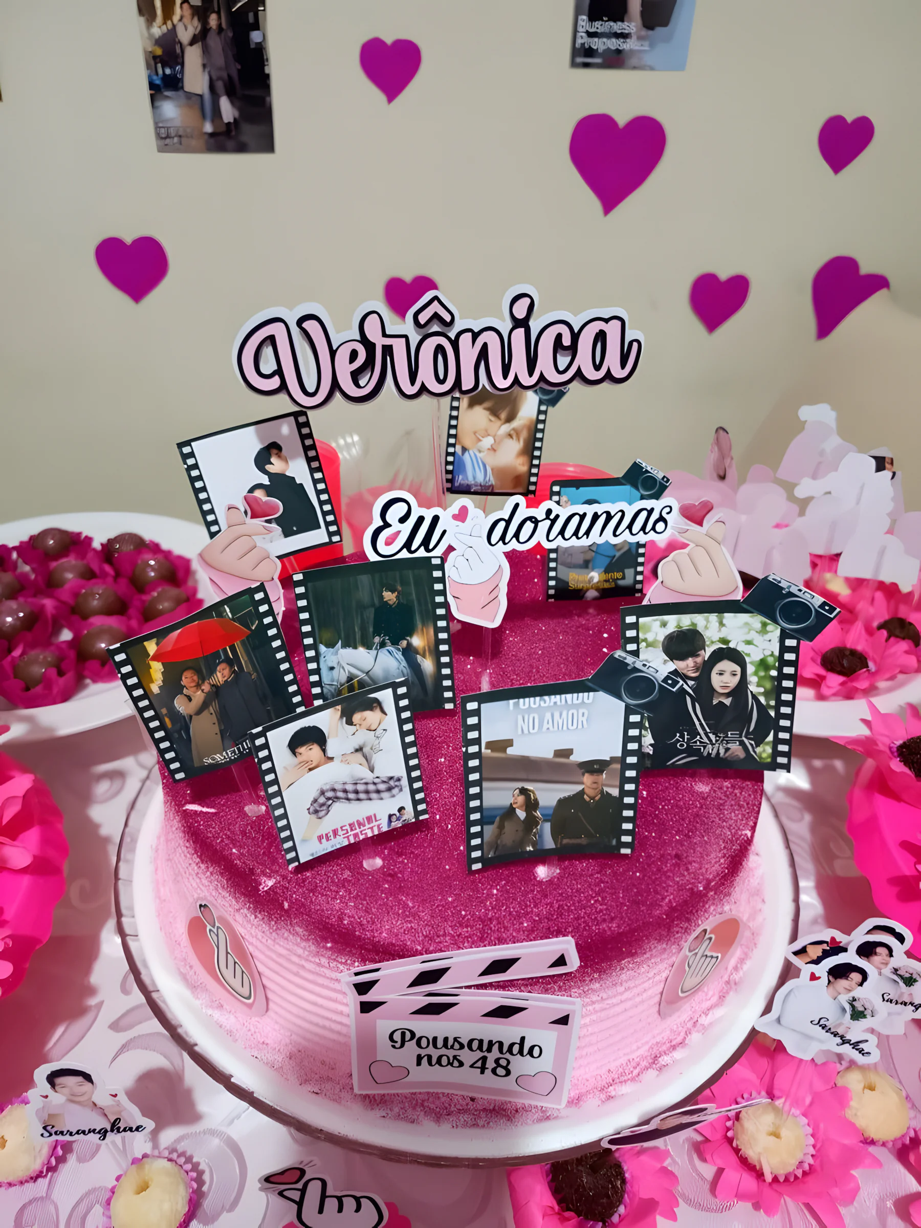 Торт с топперами дорамы Истинная красота Фото