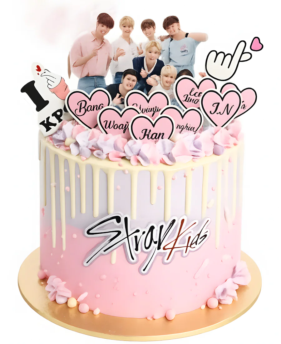 Торт Стрей Кидс на день рождения девочке Фото