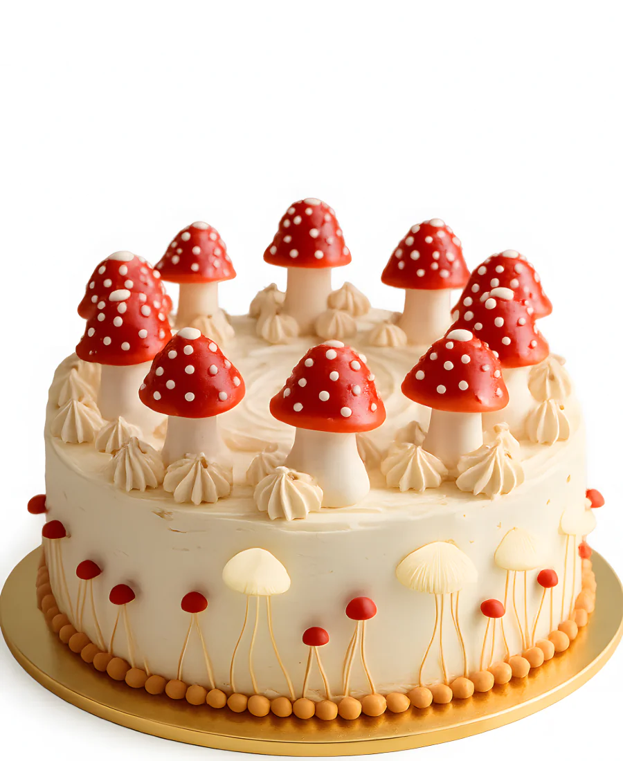 Нежный торт Грибная Пора для грибника Фото