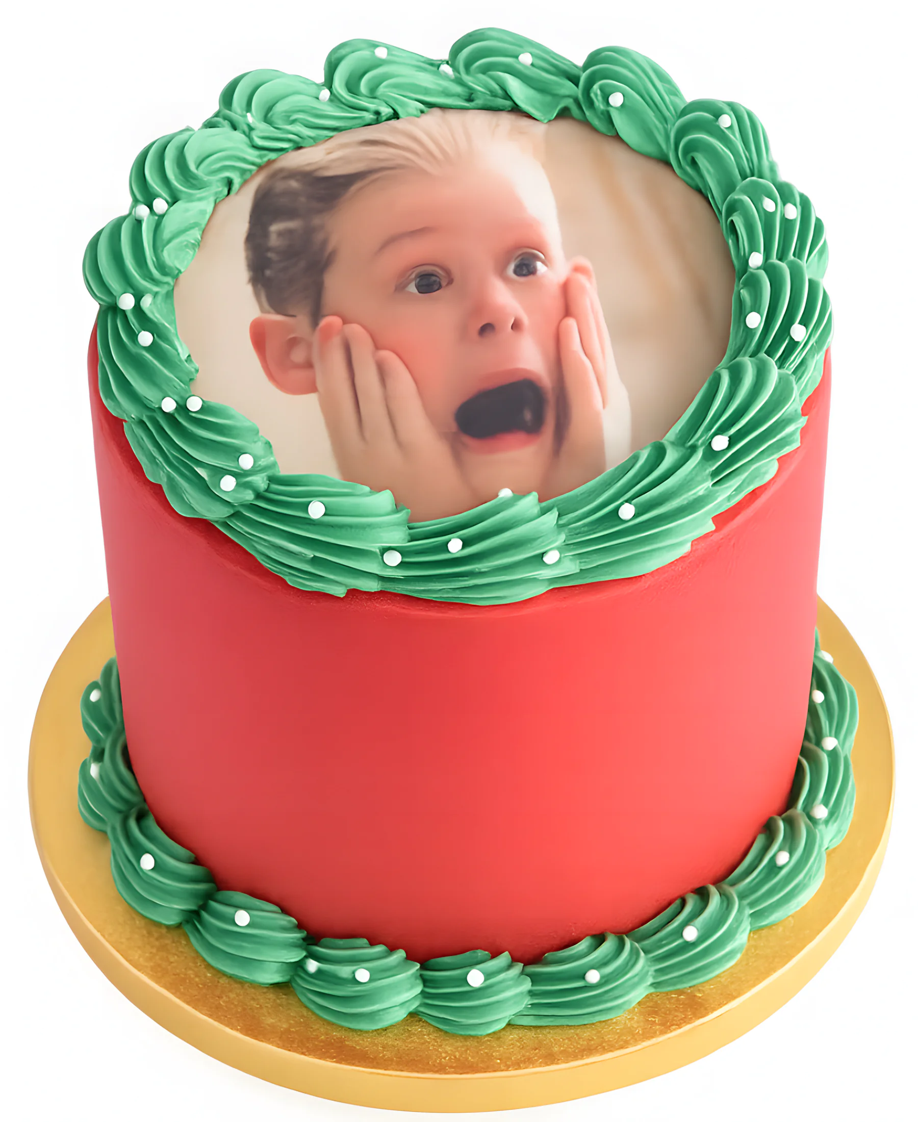 Очаровательный торт с фотопечатью в стиле бенто Фото