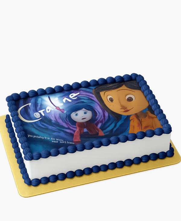 Прямоугольный торт Путешествие Коралины Фото