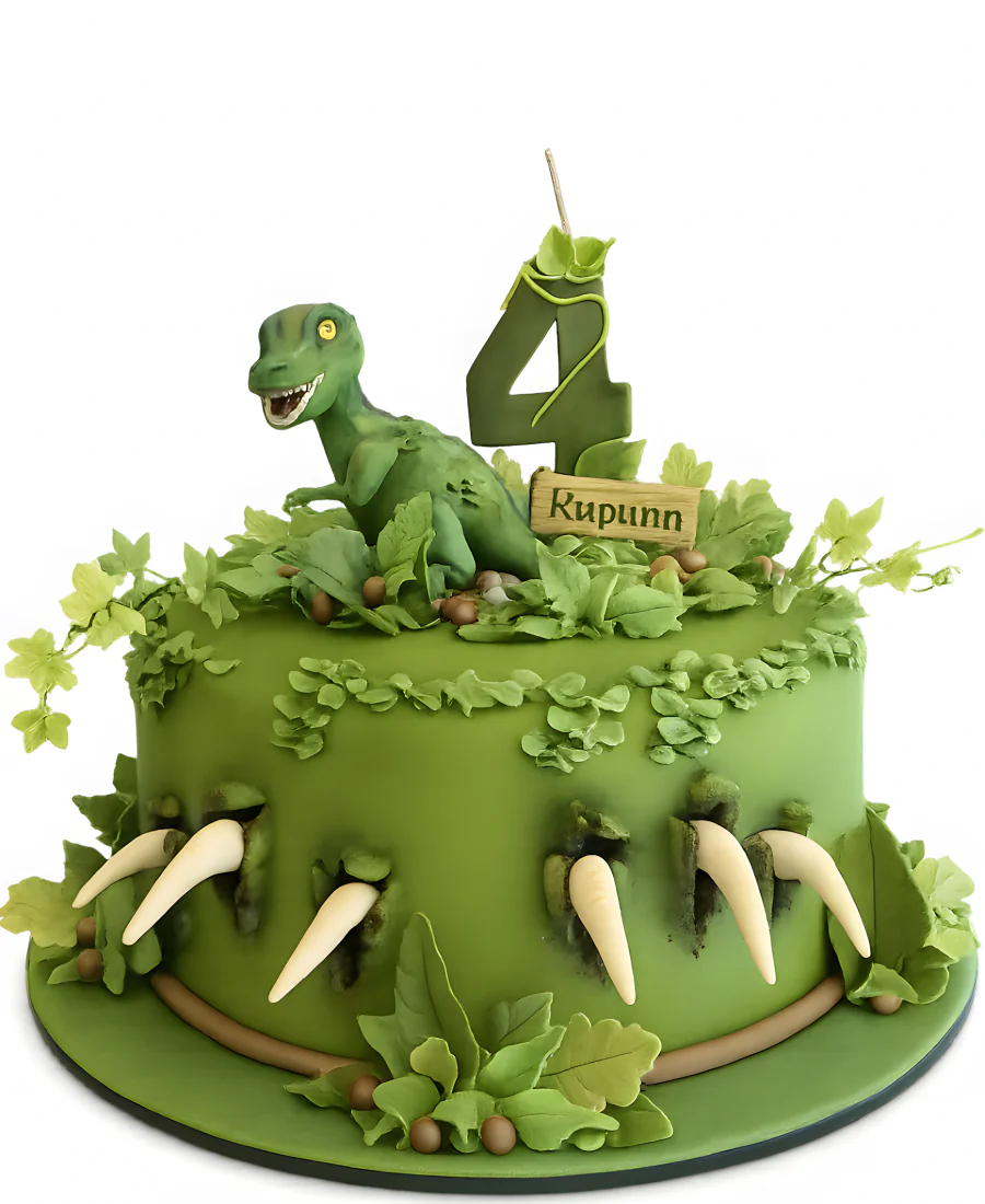 Торт с динозавром из Мира Юрского периода Фото
