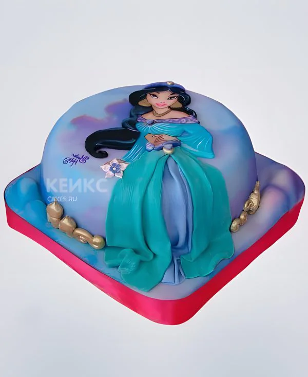Торт принцесса Жасмин для девочки Фото