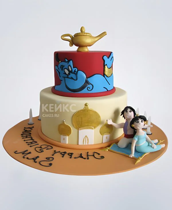 Торт лампа Алладина Фото