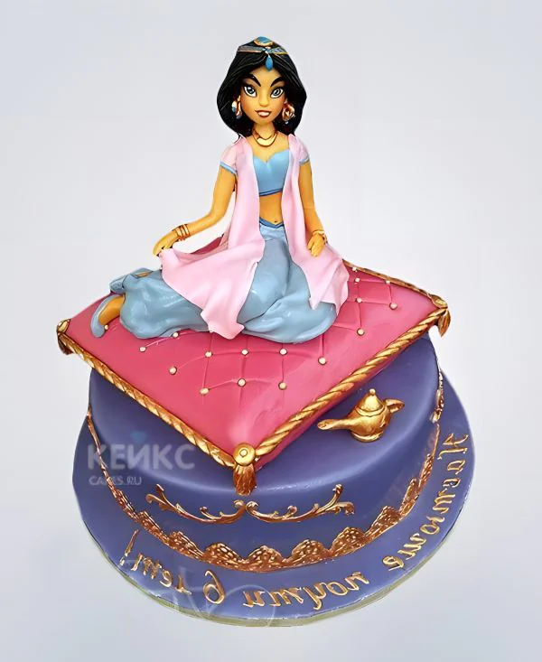 Торт принцесса Жасмин Фото