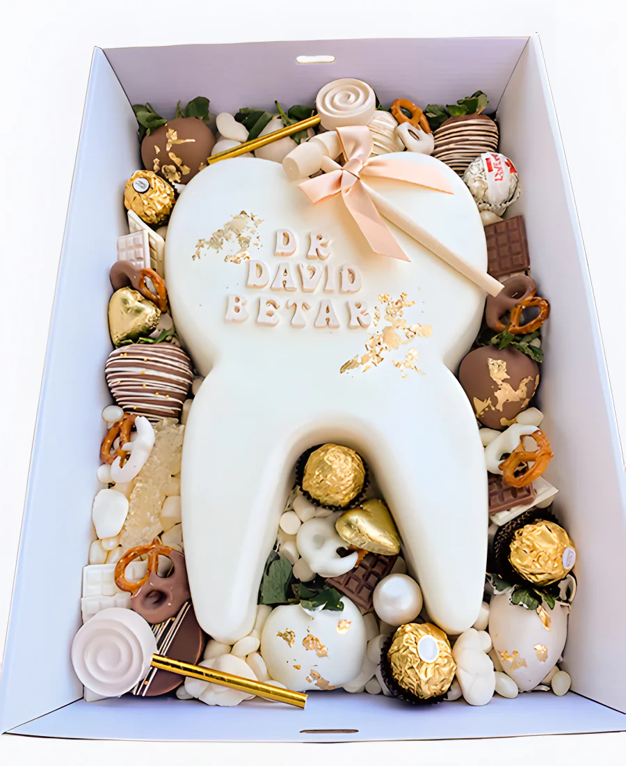 Торт Бокс для стоматолога Фото