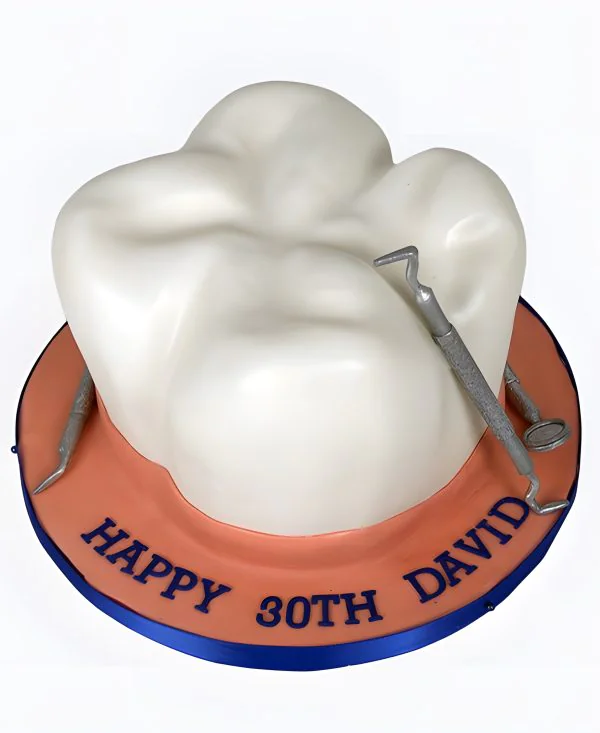 Торт Гигантский зуб Фото