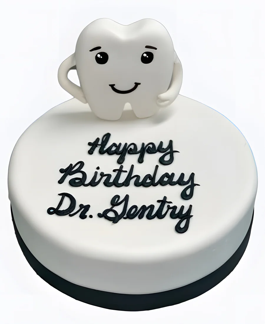 Торт Минимализм с зубом Фото