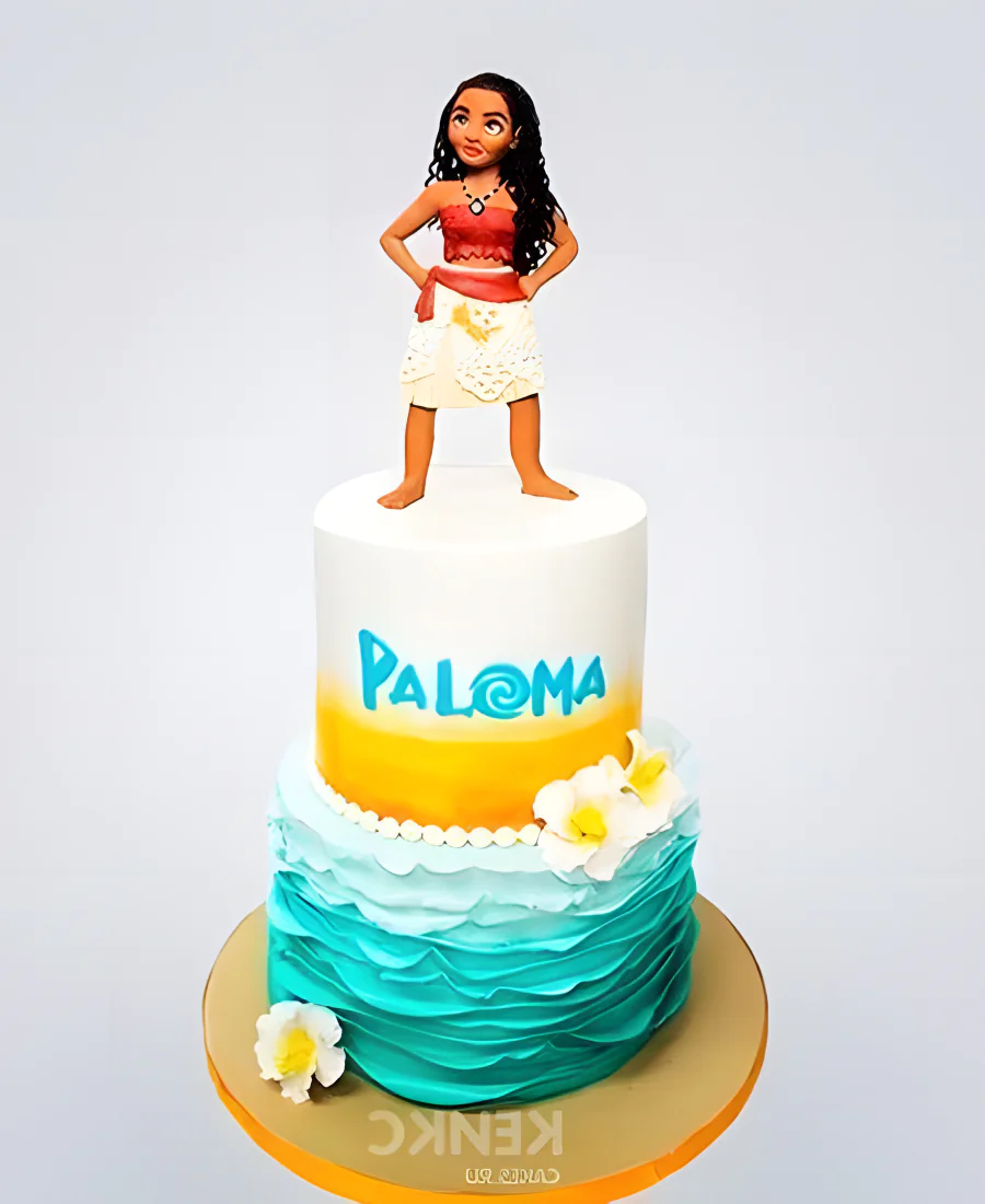 Торт с Моаной для девочки Фото