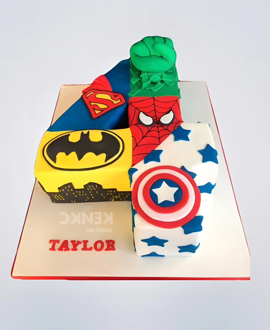 Торт Марвел и ДС Фото