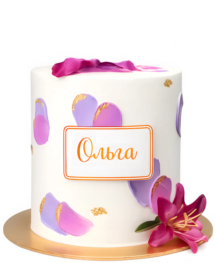 Торт на 8 марта с именем Фото
