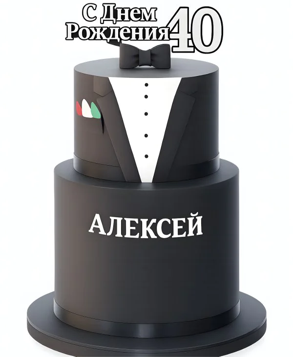 Торт смокинг Фото