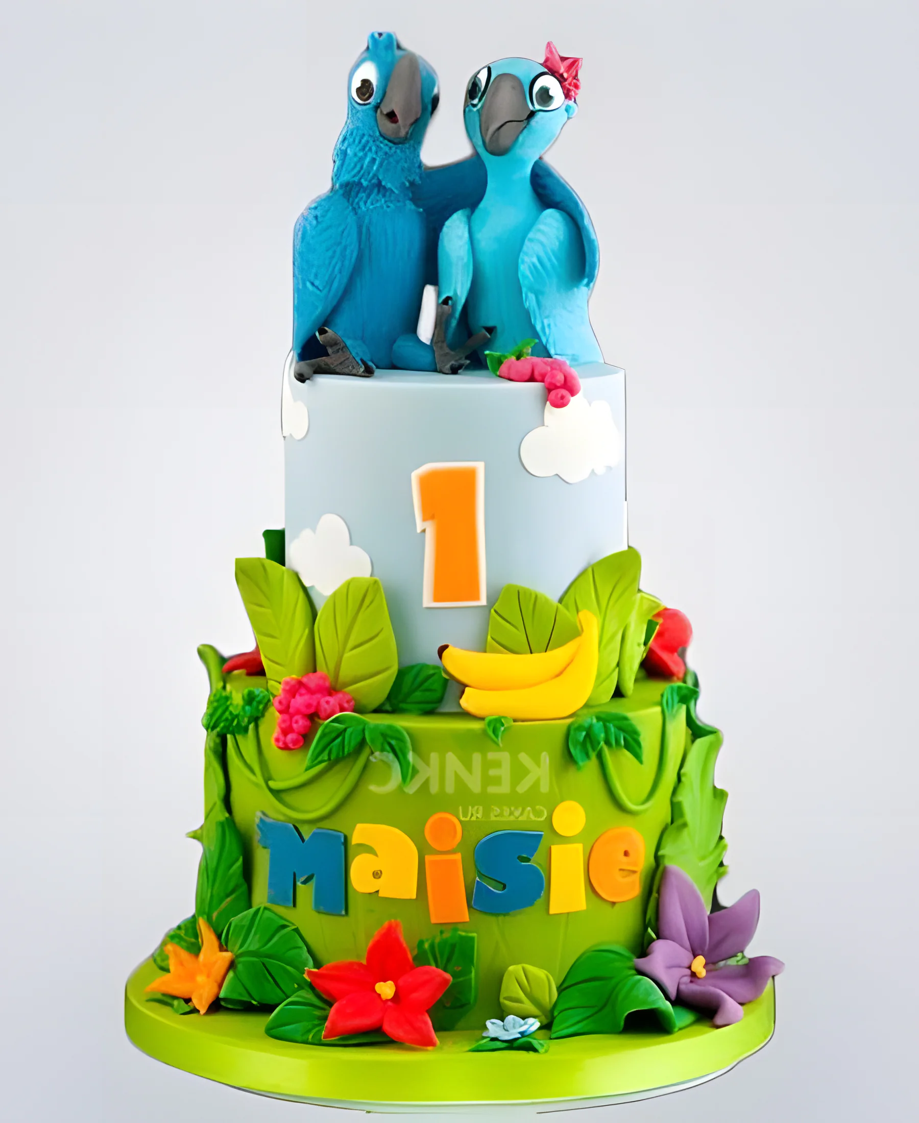 Торт Рио с Жемчужинкой и Голубчиком Фото