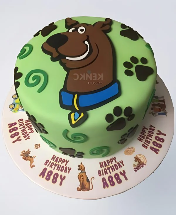 Торт с фигуркой Скуби-ду Фото