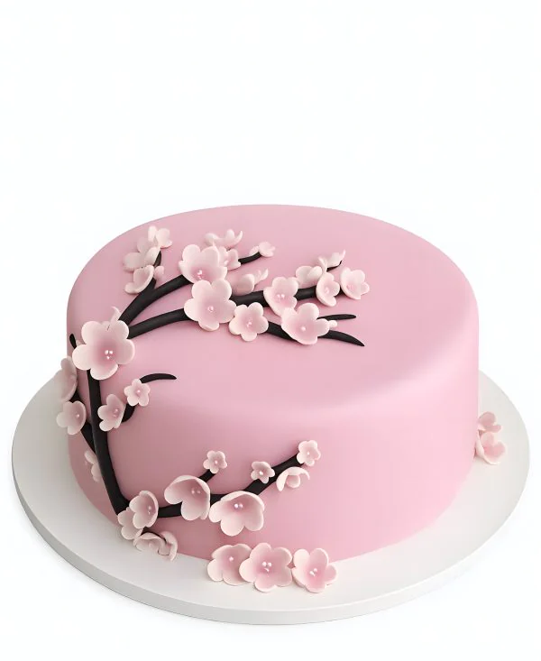Торт ветка сакуры Фото