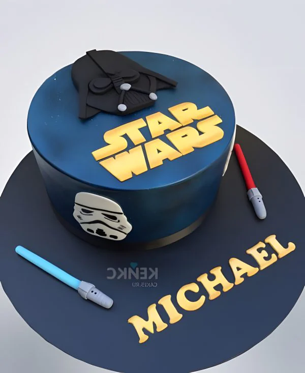 Торт Звездные войны с Дартом Вейдером Фото