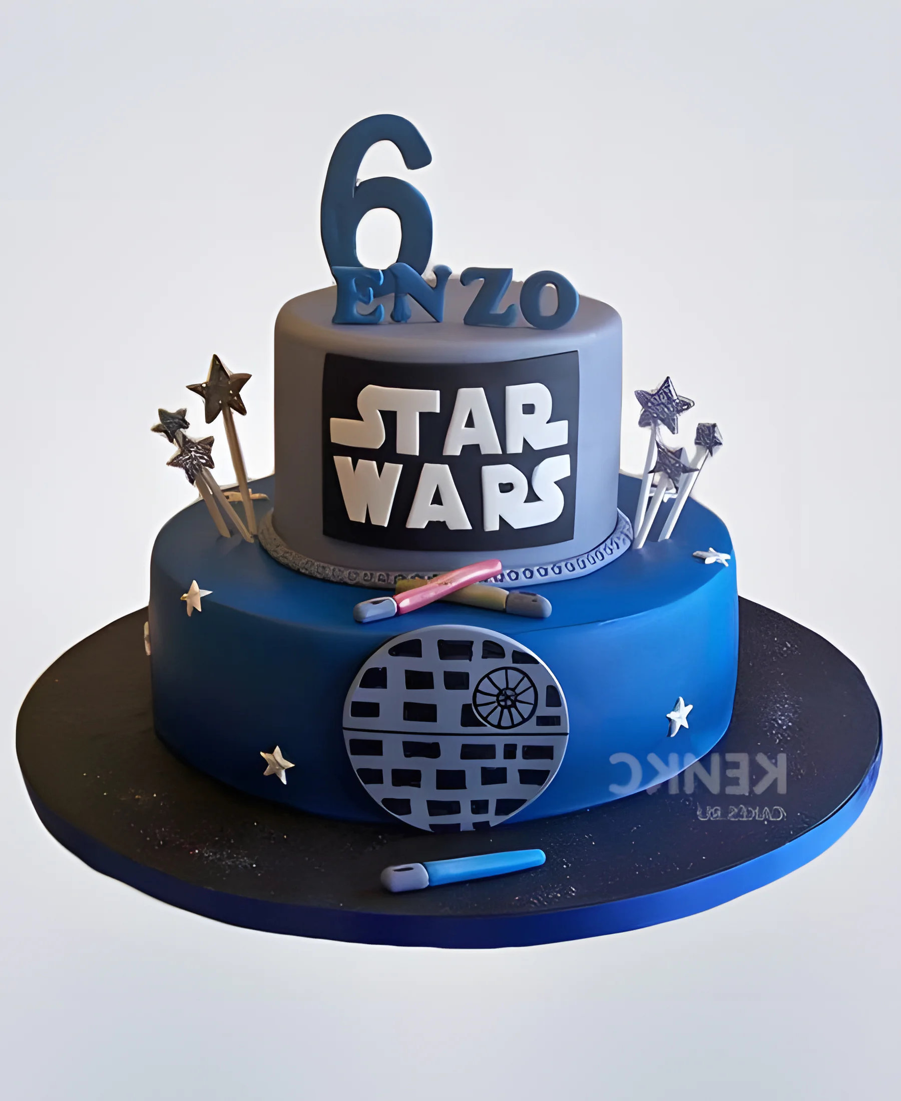 Торт мальчику со Звездой смерти Фото