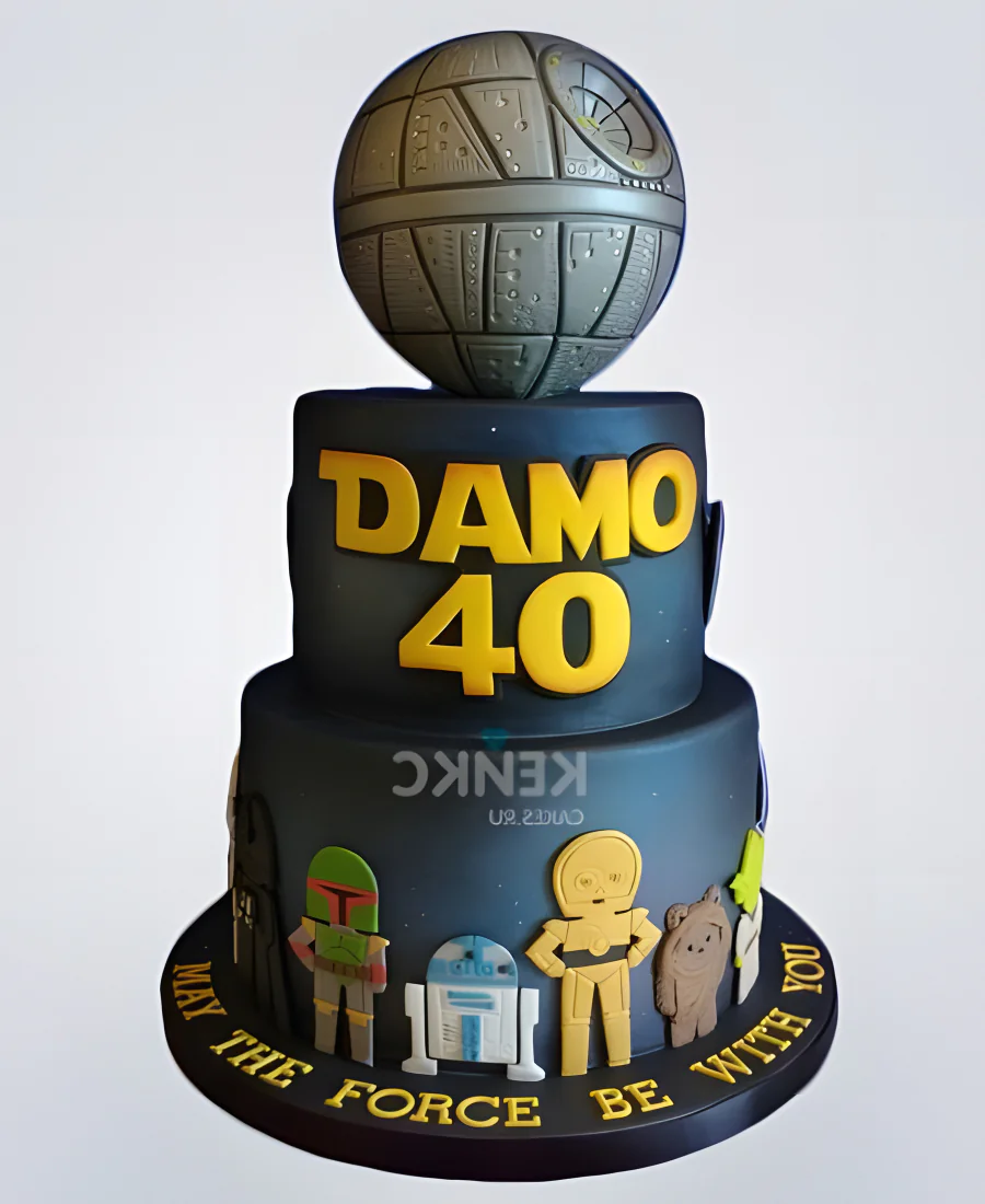 Торт Звездные войны на 40 лет Фото