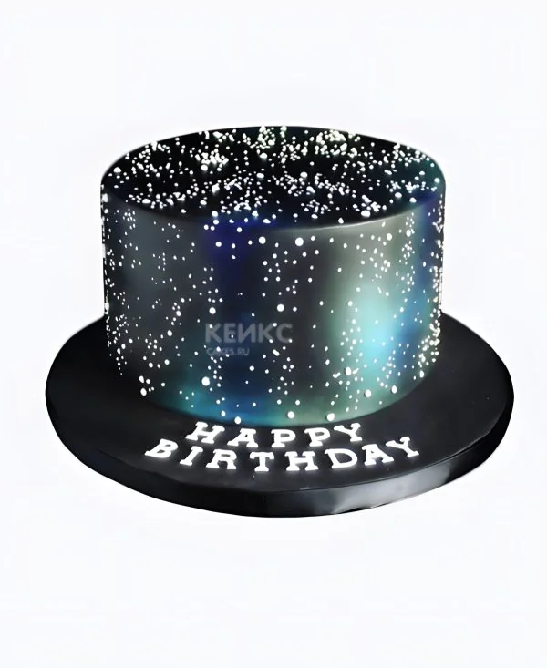 Торт звёздное небо Фото