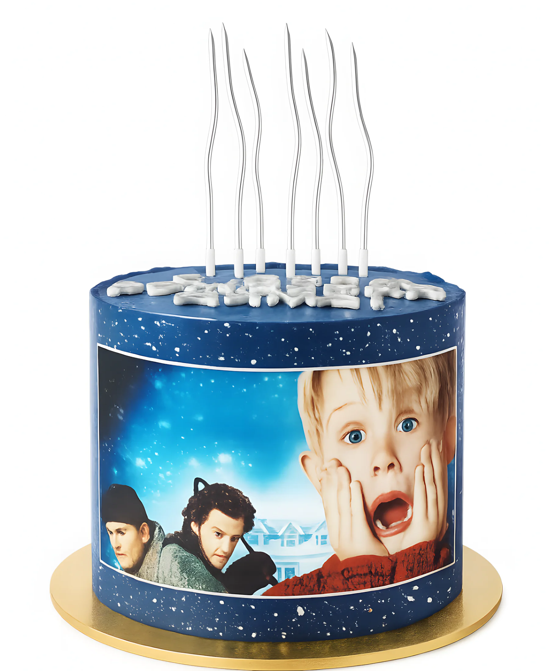 Яркий торт по фильму Один дома Фото