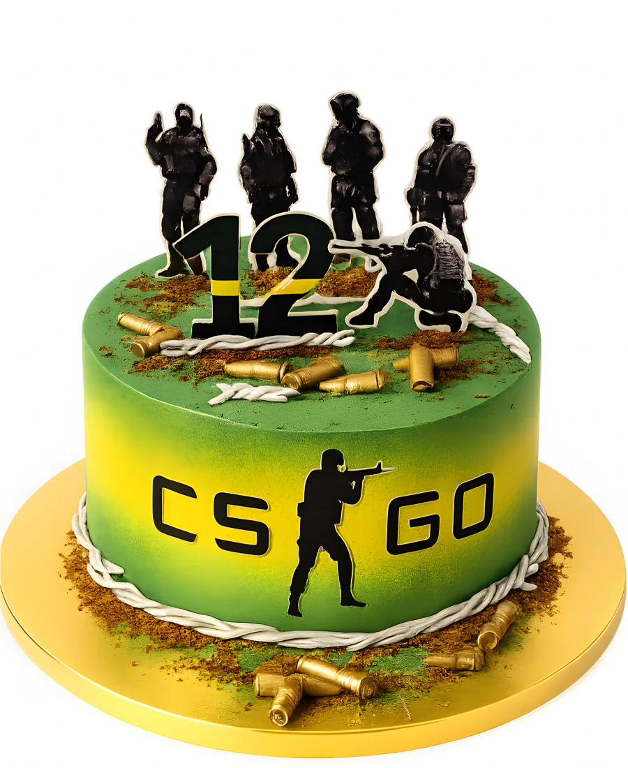 Торт на день рождения КС ГО Фото