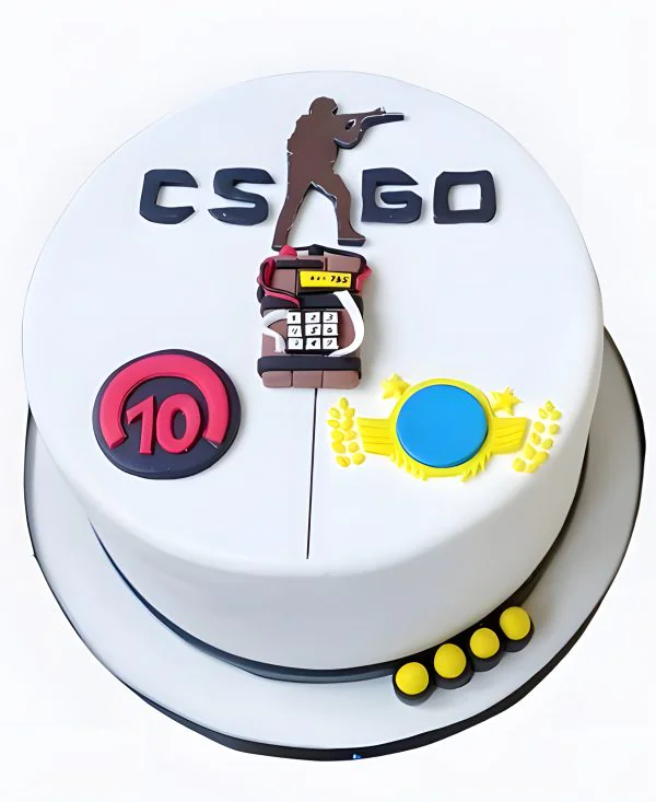 Торт Контр Страйк с бомбой Фото