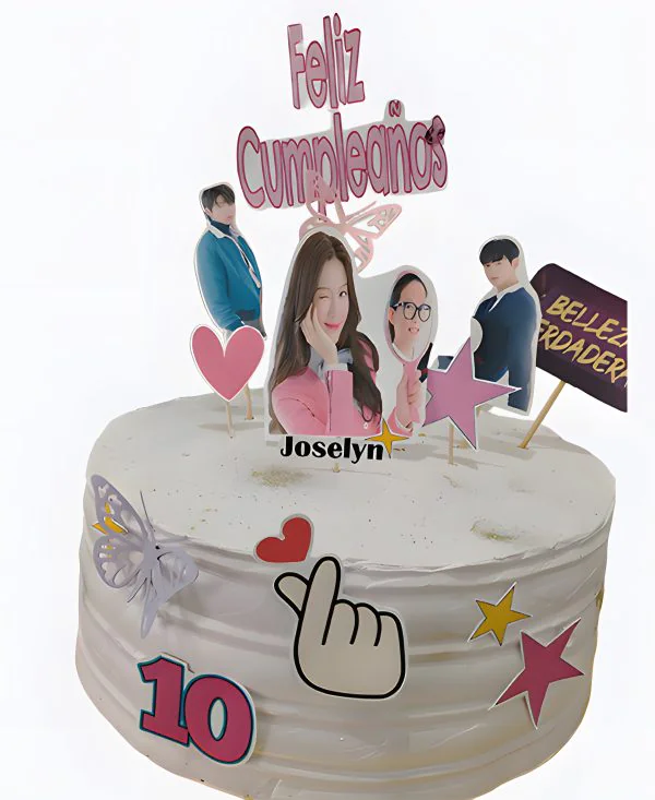 Торт с главными персонажами Истинная красота Фото