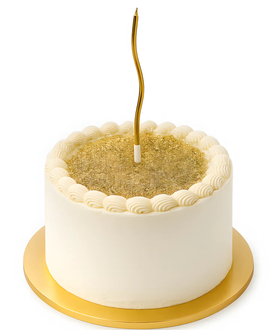 Бенто-тортик с золотыми блестками на день рождения Фото
