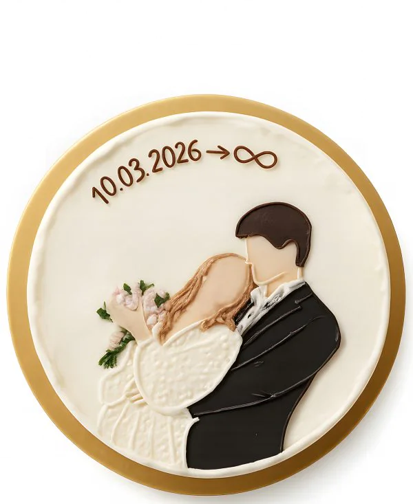 Бенто-торт на день свадьбы Фото