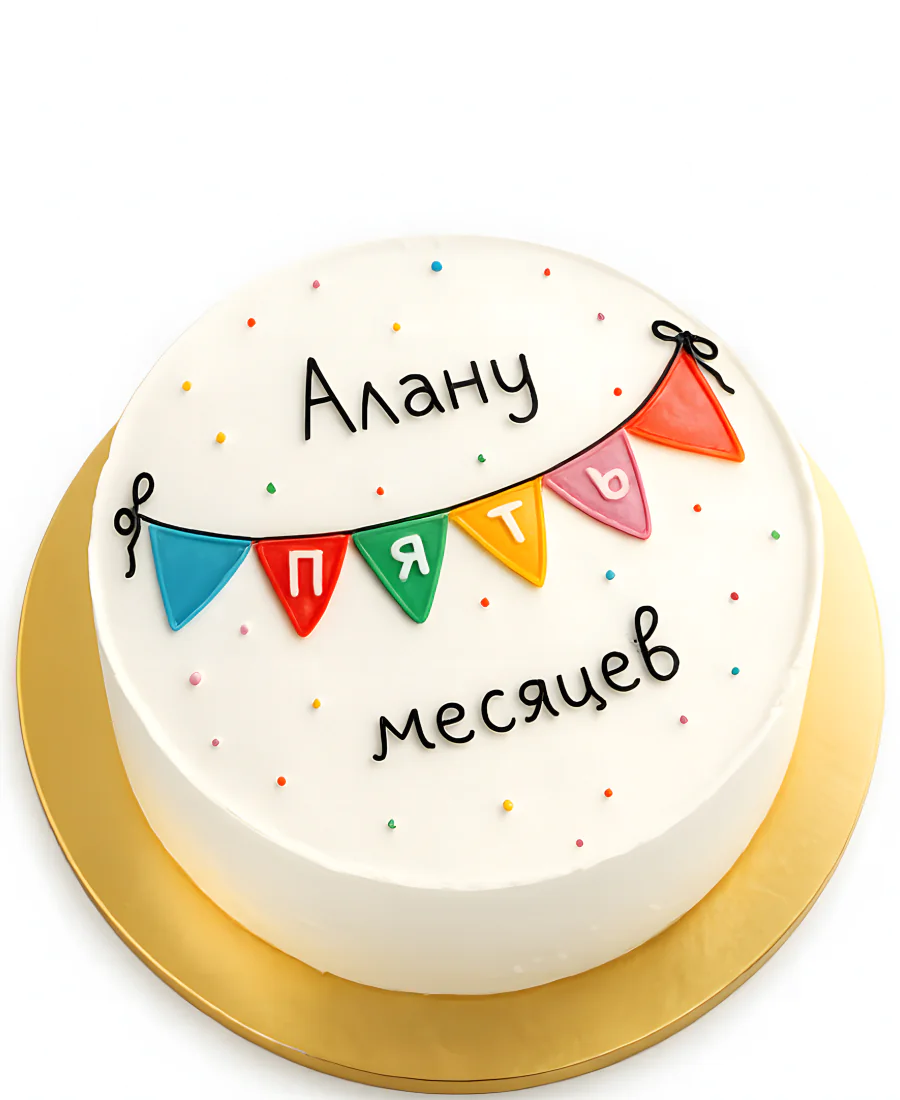 Бенто-торт с флажками Фото