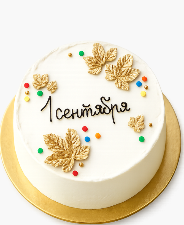 Бенто-торт с кленовыми листьями Фото