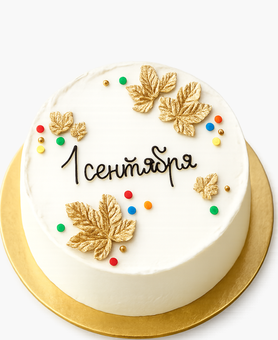 Бенто-торт с кленовыми листьями Фото