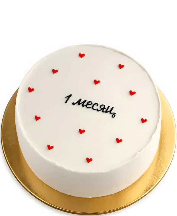 Бенто-торт на 1 месяц минимализм Фото