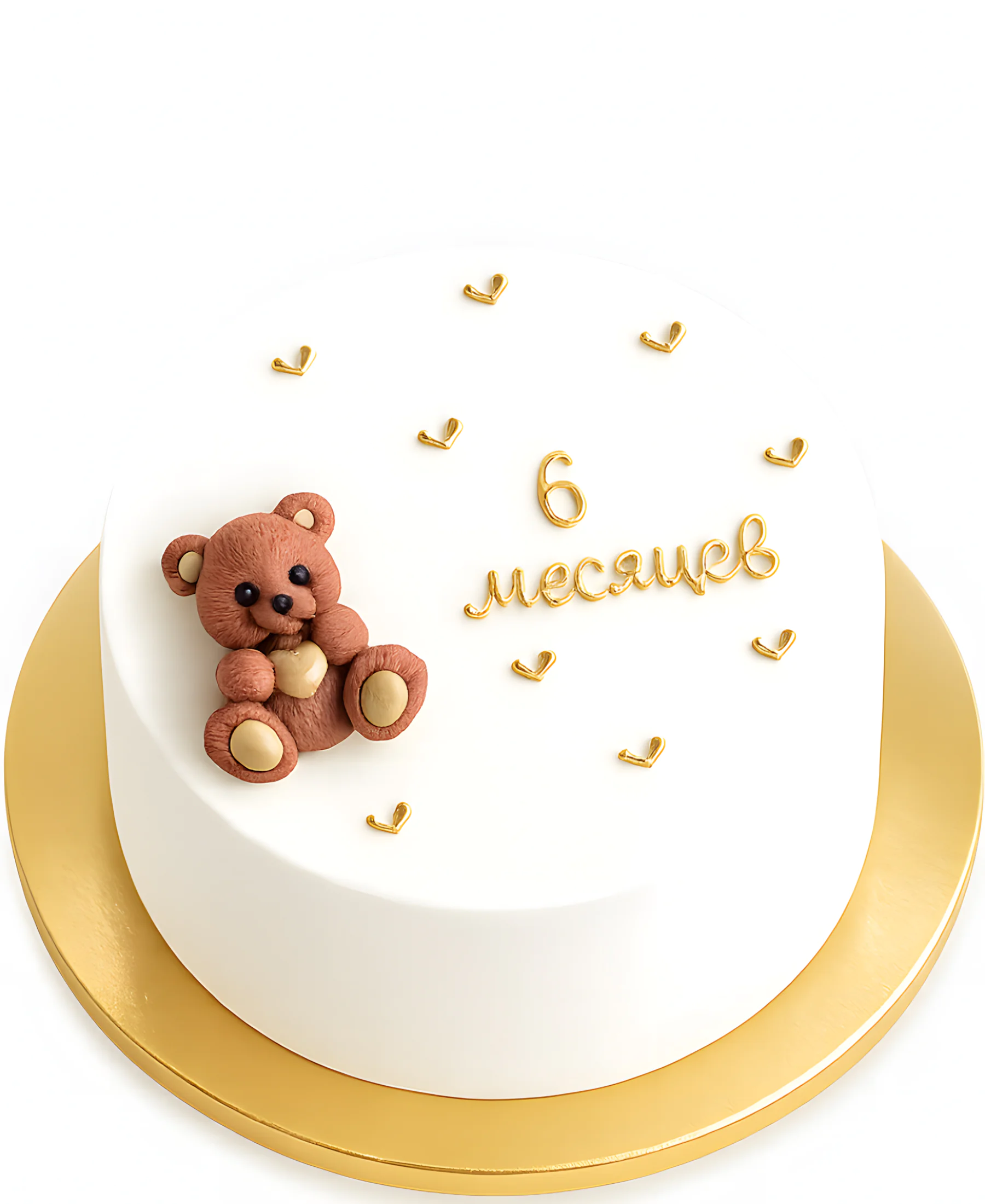 Бенто-торт с медведем Фото