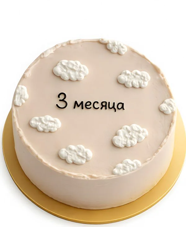 Бенто-торт с облаками Фото