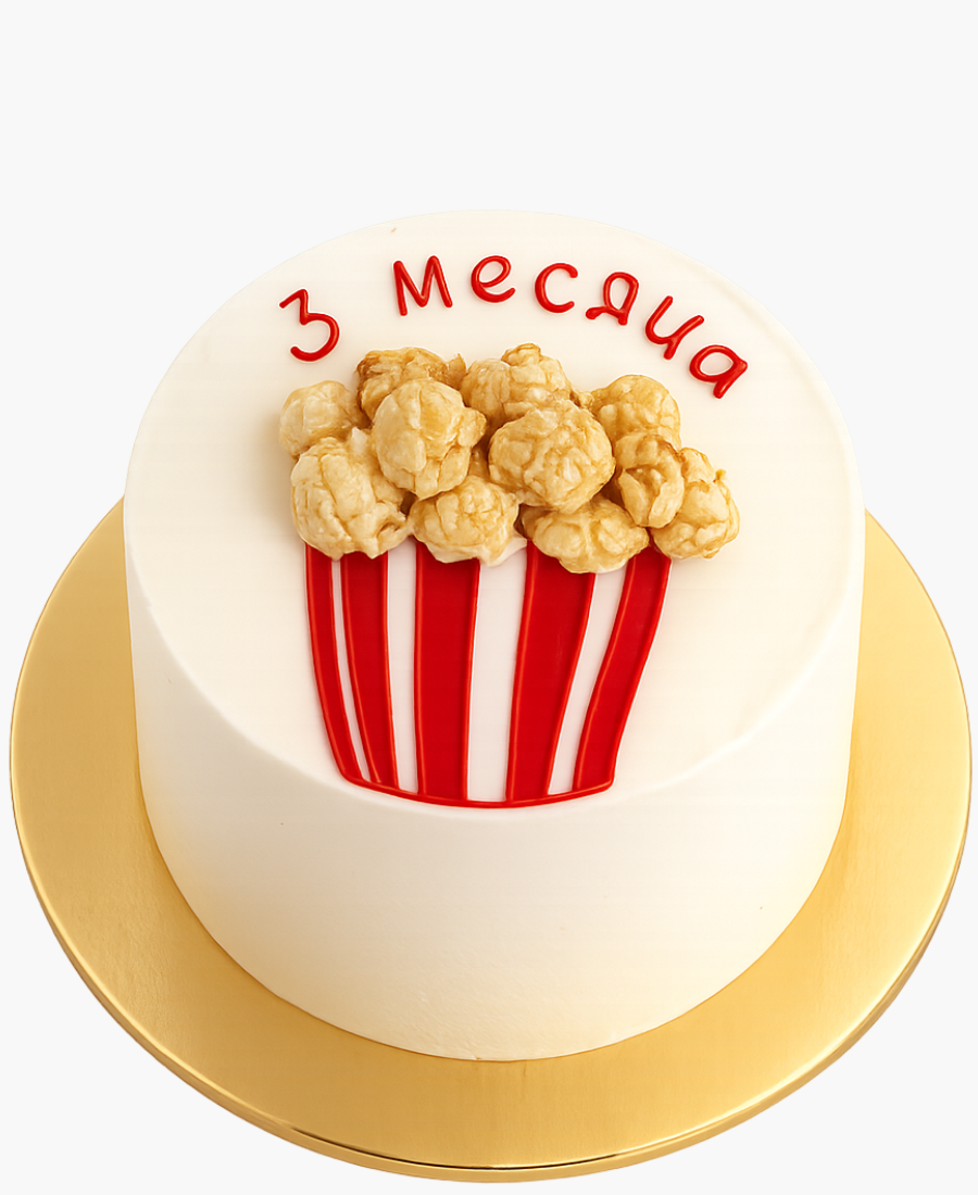 Бенто-торт с попкорном Фото